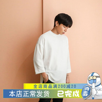 2021 New Pint Summer Round Collar 70% Short Sleeves Pure Cotton White T-Shirt Loose Shoulder Beating Undershirt Man Half Sleeve Tide