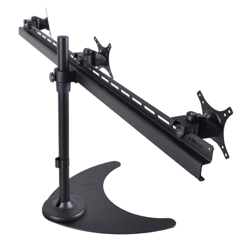 Qilang DT6-13E3 custom beam rotating lift universal three-screen vertical desktop fixed monitor bracket