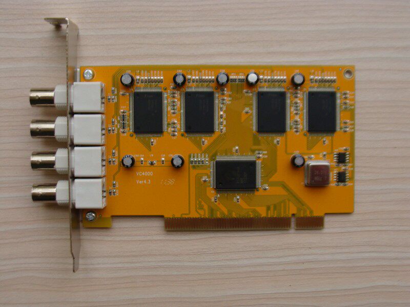 VC4000 monitoring card four-way monitoring acquisition card supports parking lot medical system PCI 4-way
