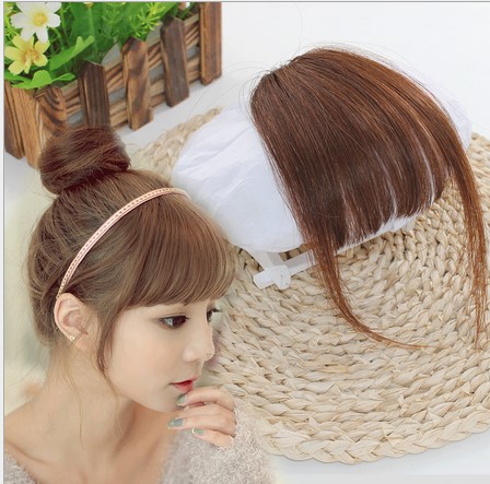 With Temples Corner Zirou Sea Wig Pieces Thick-and-sea-sheet Realistic Haircut Fake-lipped Invisible Hair-Invisible Hairless Hair