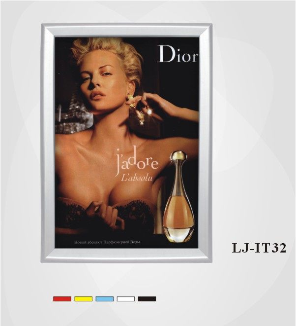 Manufacturer direct selling 32mm right angle aluminum alloy set as lift poster frame-frame-frame-open-style poster frame -