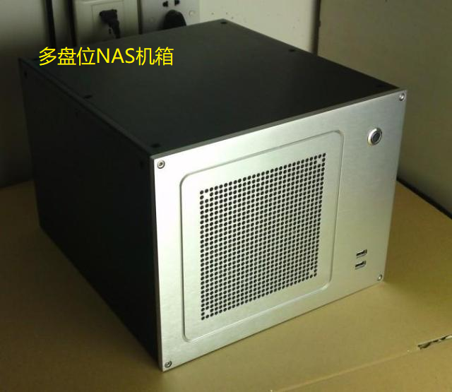 Real aluminum chassis 4 disk NAS chassis MATX all aluminum computer chassis BZ10AHTPC chassis