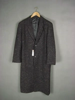 Vintage / 古 Made in Japan Áo len tweed retro cổ điển dài nam trench coat L code 456 áo gió dáng dài