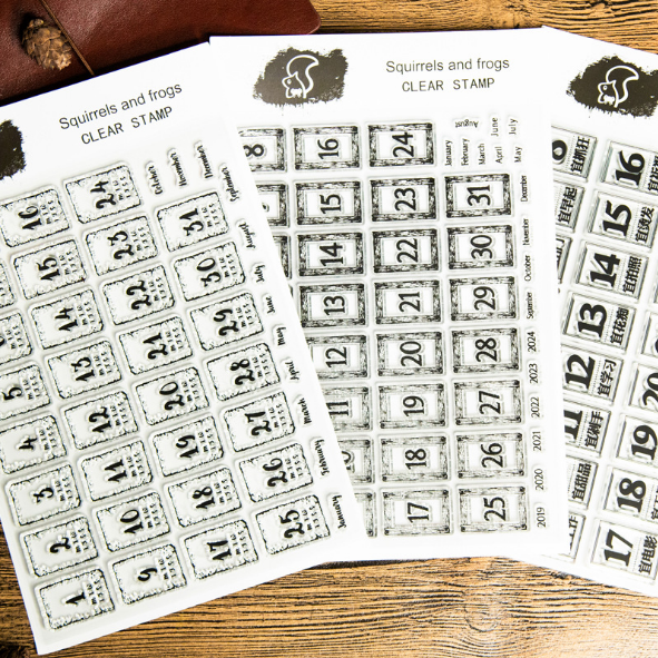 Spot Squirrel with Frog Day Pay Time to Card Domestically Made Hand Ledger Transparent Silicone Handbill Seal