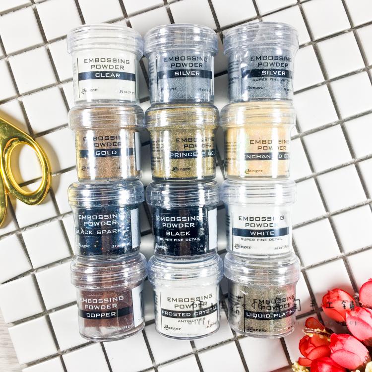 Ranger imported embossed embossed powder invitation red envelopes made of gold and silver bump effect embossing Embossing