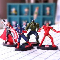 Avengers blind box hand-held Iron Man Captain America Spider-Man doll model desktop decoration small ornaments