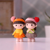 Blind bag blind box cute girl children Girl heart cake decorations desktop doll decoration room accessories