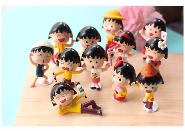 Cherry Maruko Trang trí xe Anime Cherry Hand Office Toy Doll Model Doll Holiday Gift những vật trang trí nhà đẹp