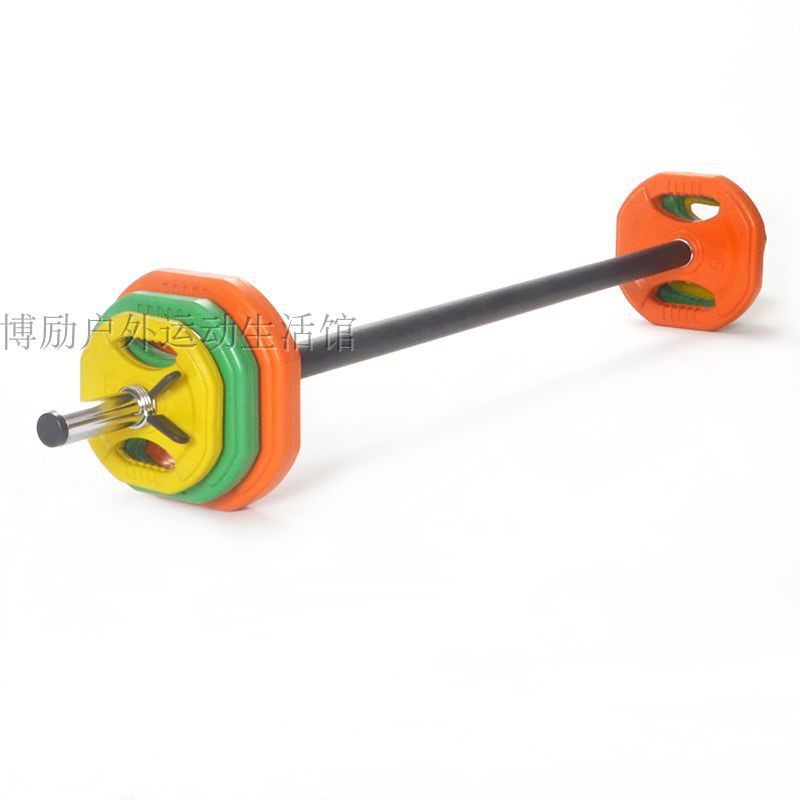 Gym private teaching studio recommended color plastic hand grasping small barbell piece set home commercial equipment