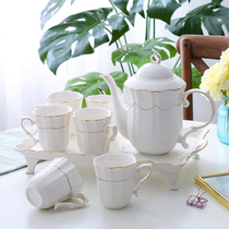 Water Cup household set ceramic cup cup teapot water set European heat-resistant teacup living room cold Kettle tea set
