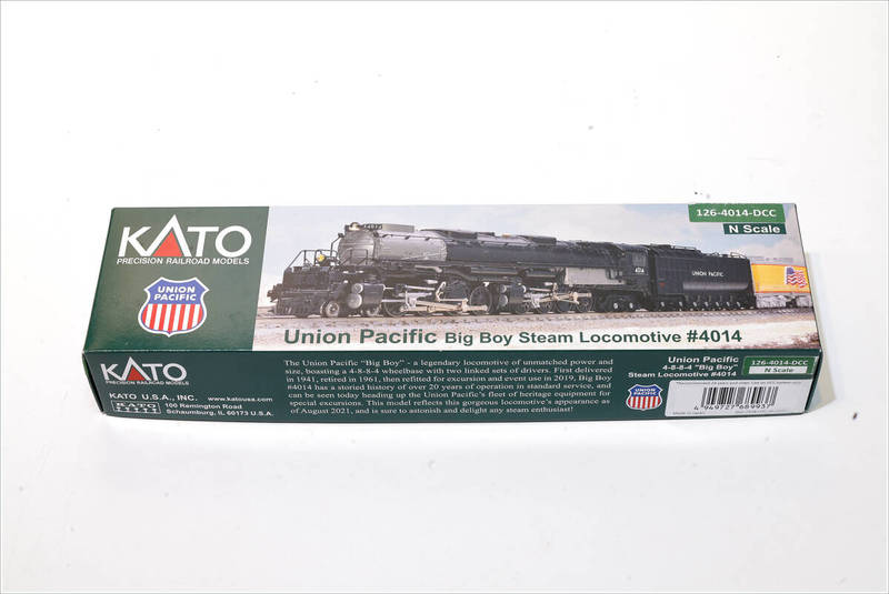 Kato Bigboy N Scale 126-4014 Big Boy Steam Locomotive Union Pacific # 4014