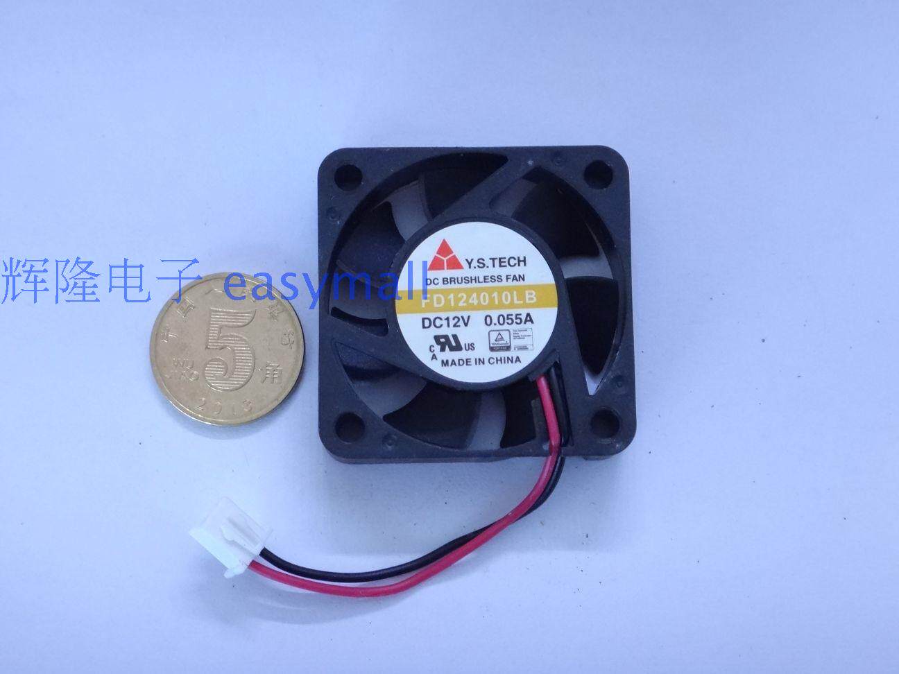 Y S TECH Taiwan Yuanshan FD124010LB Haikang Video Recorder Cooling Fan Ball Fan 4cm