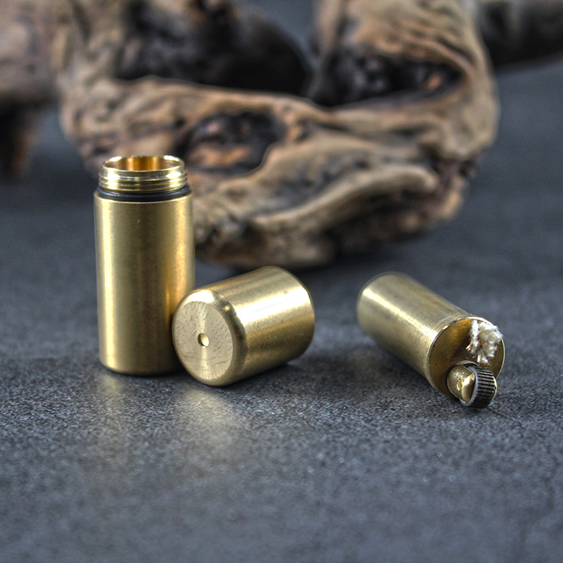 Mini kerosene burner Pure copper kerosene burner Sandalwood text play lighter liner