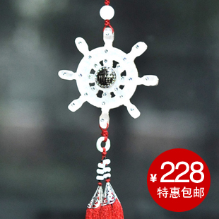 包邮莫华洛德汽车后视镜挂件车内镶钻水晶吊饰车用挂饰 幸福舵手