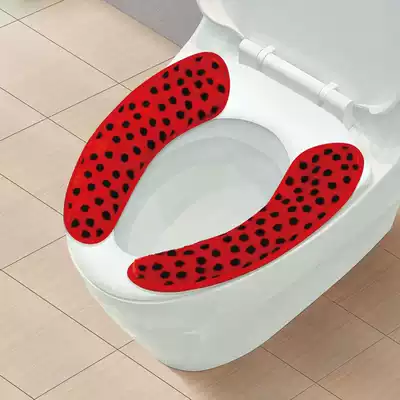 519 Bamboo charcoal toilet mat Toilet cushion sticker toilet cover Toilet sticker cushion toilet seat cushion plush