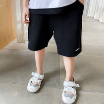 (Seven fold back) boy 2021 Summer clothes new casual shorts CUHK childrens baby boy 50% pants