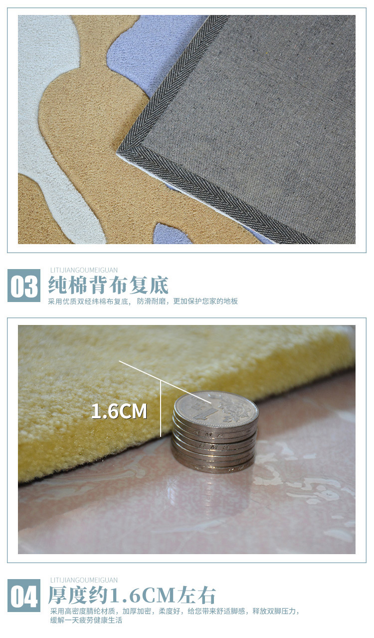 Cậu bé chèo thuyền màu xanh Địa Trung Hải trẻ em thảm phòng khách phòng ngủ nghiên cứu giáo dục sớm mẫu giáo thảm thủ công tóc ngắn - Thảm thảm nỉ