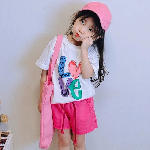 Летняя одежда, элитная футболка, семейный стиль, популярно в интернете, в западном стиле