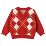 Жареная уличная родительская семья -Семейная семья Семейство Весна Весной Девочки вязание кардиг 2024 Новый год Новогоднего Новогоднего Свитера канун и дочери.