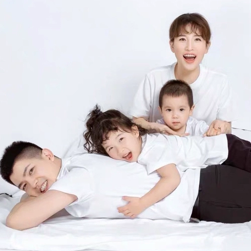 Детская цветная летняя хлопковая футболка для отдыха для мальчиков, семейный стиль