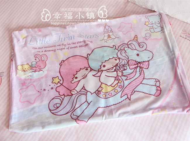 Fantasy Gemini Unicorn Vòng hoa Gemini Mẫu hai mặt khác nhau Dễ thương In gối đơn - Gối trường hợp gối tựa đầu ô tô cao su non