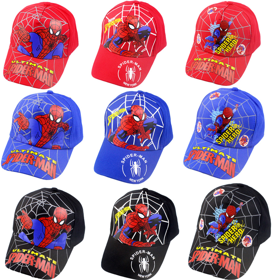 3 children 4 male and female 5 cartoon handsome 6 Spiderman duck tongue hat 7 baby cute baseball sunhat 8 years old