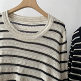 Модный лонгслив, дизайнерский свитер, термобелье, свободный крой, в корейском стиле, осенний