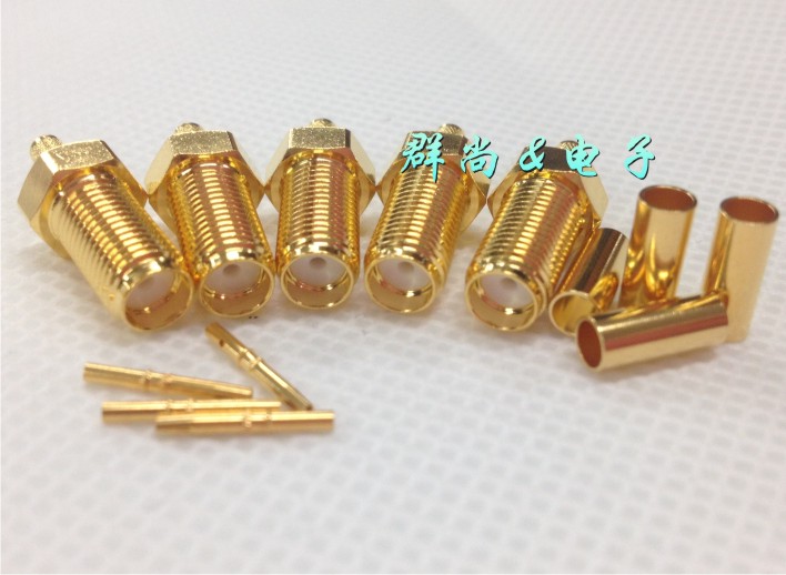 Original import: SMA-KY-1 5 SMA-C-KY mother head (outer screw inner hole) RG316 line 50-1 5