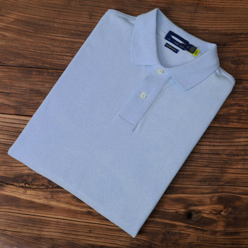 American High-End Men's Loose-Fitting Short-Sleeved Polo Shirt for Young and Middle-Aged Men, Summer Business Casual Pure Cotton Embroidered Lapel T-Shirt American High-End Men's Loose-Fitting Short-Sleeved Polo Shirt for Young and Middle-Aged Men, Summer Business Casual Pure Cotton Embroidered Lapel T-Shirt
