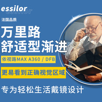 Evision Road Wanli Road Comfortable Progressive Multifocal Diamond A Anti-Blue Ultraviolet A4 Discoloration Myopia Lens