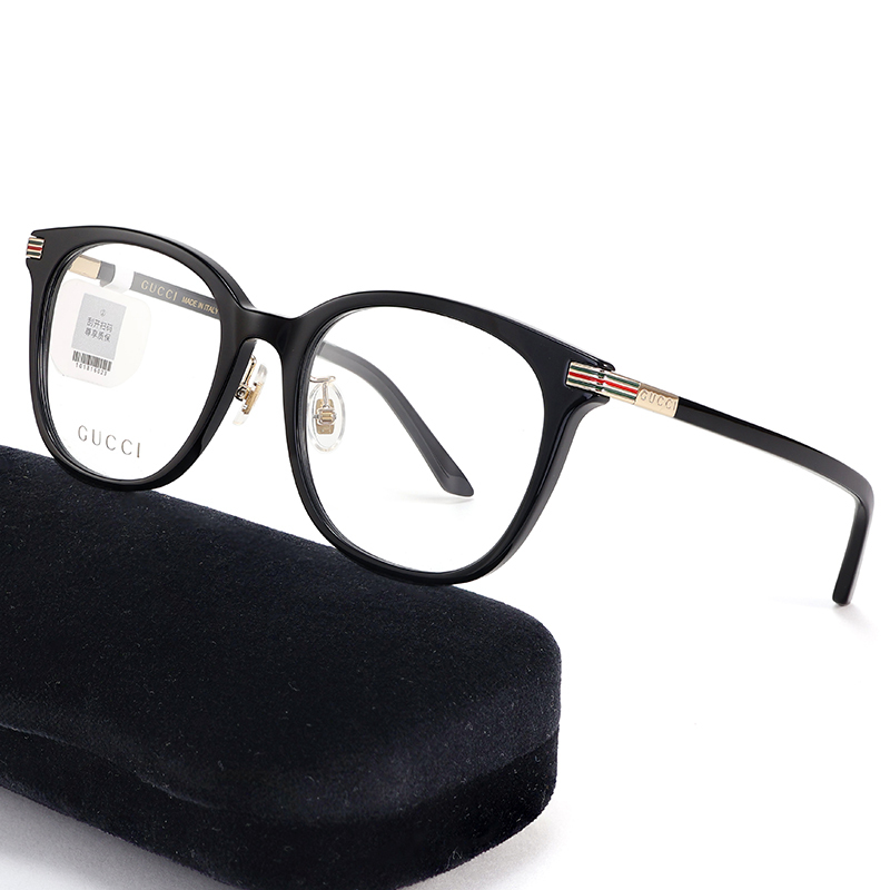 Gucci Gucci Eyeglass Frame Gg1453Ok Unisex Simple and Stylish Acetate Round Large Frame Optical Eyeglass Frame