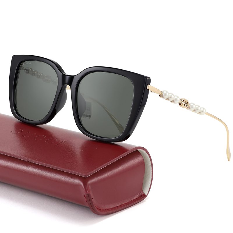 Gucci Gucci Gg1971Sa Sunglasses for Women, Pearl Exquisite and Elegant, Fashionable Best-Selling Large-Frame Sunglasses Gucci Gucci Gg1971Sa Sunglasses for Women, Pearl Exquisite and Elegant, Fashionable Best-Selling Large-Frame Sunglasses