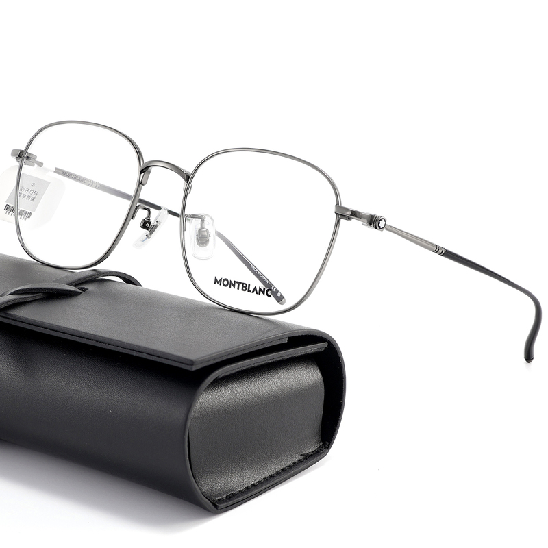 Montblanc Lightweight Titanium Square Frame Thin Frame Optical Myopia Glasses Frame Mb0415Oa