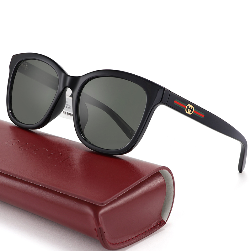 Gucci Gucci Sunglasses for Women, New Style with Woven Double g Interlocking Logo, Light-Blocking, High-End Sunglasses Gg1984Sk