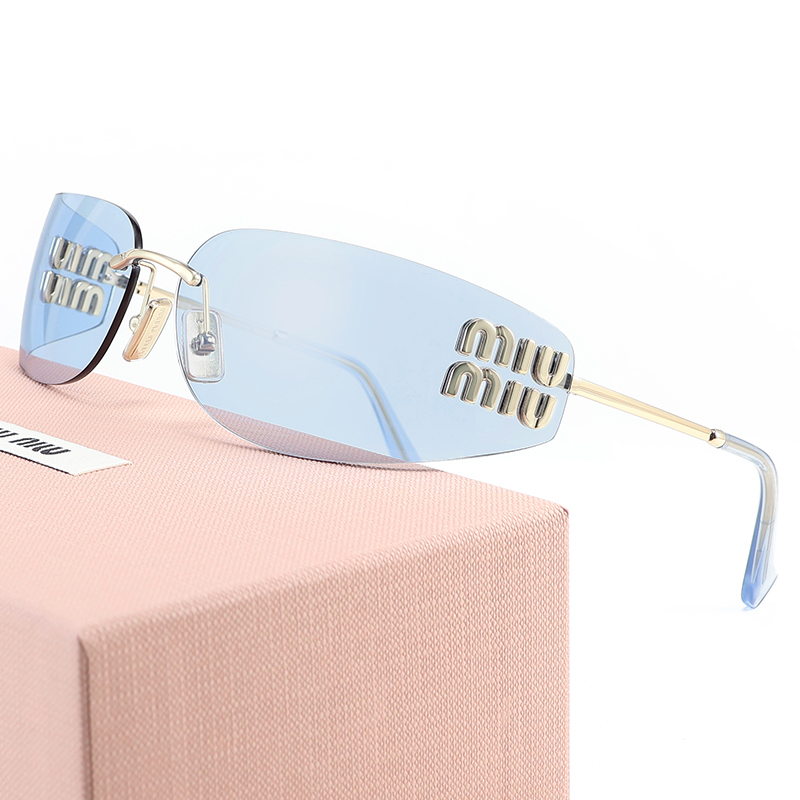 Miumiu Sunglasses, Same Style as Zhang Yuanying, for Women, Ladylike and Elegant, Fashionable and Stylish Sunglasses 0Mu A51S