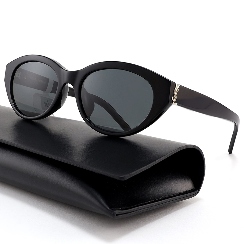 Ysl Saint Laurent Sunglasses for Women, New Fashion Oval Full-Frame Sl M148/F Acetate Trendy Cat-Eye Sunglasses