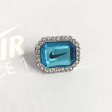 Универсальный аксессуар, флуоресцентная съемная пряжка для обуви, металлические шнурки, DIY, цветочное украшение