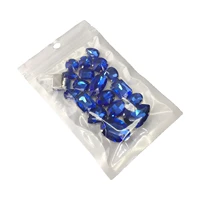 Водный синий 20 фигур случайно