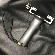 Iron Man slingshot bow hand one grasp flat skin titanium alloy competitive outdoor bow