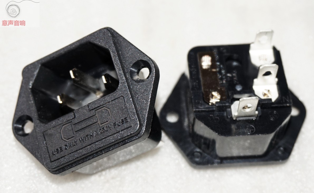 Taiwan's premium Affordable Fuse Socket 10A250V Power Outlet Pinword Three feet