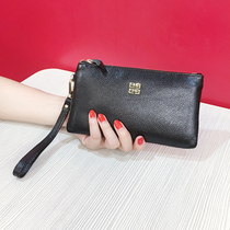 The first layer of cowhide clutch womens bag 2021 new coin purse long fashion all-match soft leather leather small handbag tide