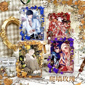 Flower Valley Whisper Climbing Rose Acrylic Postcard Stand 3inch Polaroid Photo Card Display Storage Frame