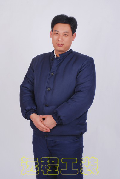 Mùa đông ấm áp dụng cụ dụng cụ bảo hiểm lao động Bảo quản lạnh bảo quản lạnh áo khoác bông Áo khoác công sở quần áo nam và nữ - Trang phục Couple áo khoác bomber
