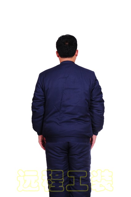 Mùa đông ấm áp dụng cụ dụng cụ bảo hiểm lao động Bảo quản lạnh bảo quản lạnh áo khoác bông Áo khoác công sở quần áo nam và nữ - Trang phục Couple áo khoác bomber