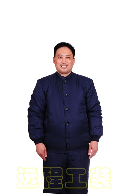 Mùa đông ấm áp dụng cụ dụng cụ bảo hiểm lao động Bảo quản lạnh bảo quản lạnh áo khoác bông Áo khoác công sở quần áo nam và nữ - Trang phục Couple áo khoác bomber
