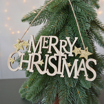 Christmas season Merry wooded shiny stars Wood Wooden Letters Christmas Tree Decorative Listings of Alphabetical Signs Hanging
