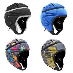 Outdoor Sports Anti-Collision Hat, Children's Football, Rugby, Soft Helmet, Goalkeeper Headgear, Basketball, Adult Anti-Fall Head Protection