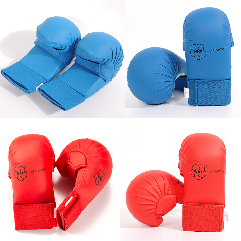 Karate Boxing Gloves Adults Battled Training Gloves Children Karate WKF Boxing Gloves Points Fingers for Extremely Genuine Boxing Gloves-Taobao