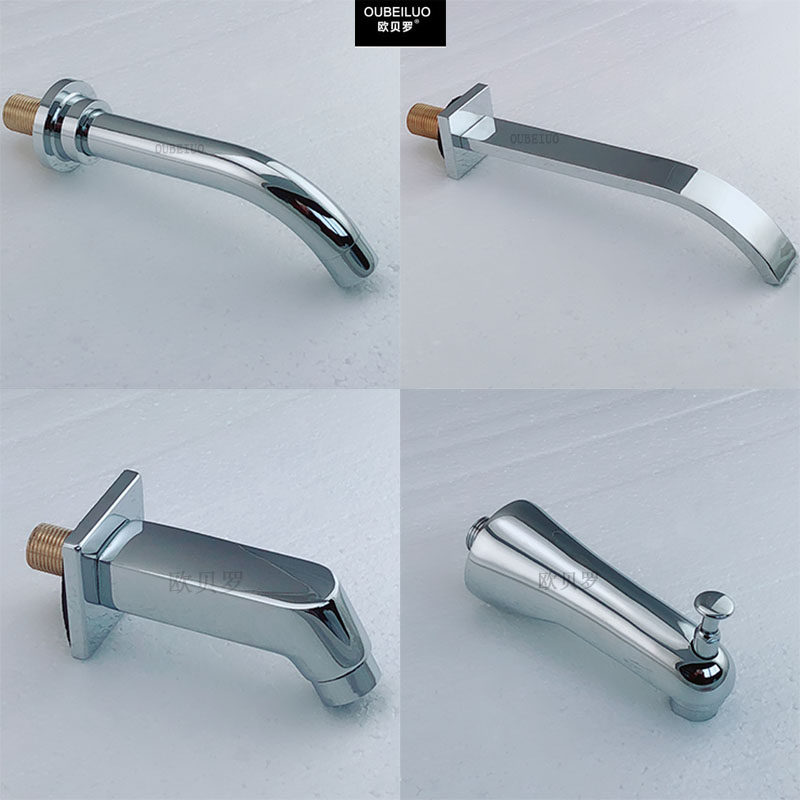 Auberrow Hot Pins Full Copper-In Wall-Style Dark-Mounted Bath Cabinet Split Face Basin Shower Tap Tube Water Outlet accessories