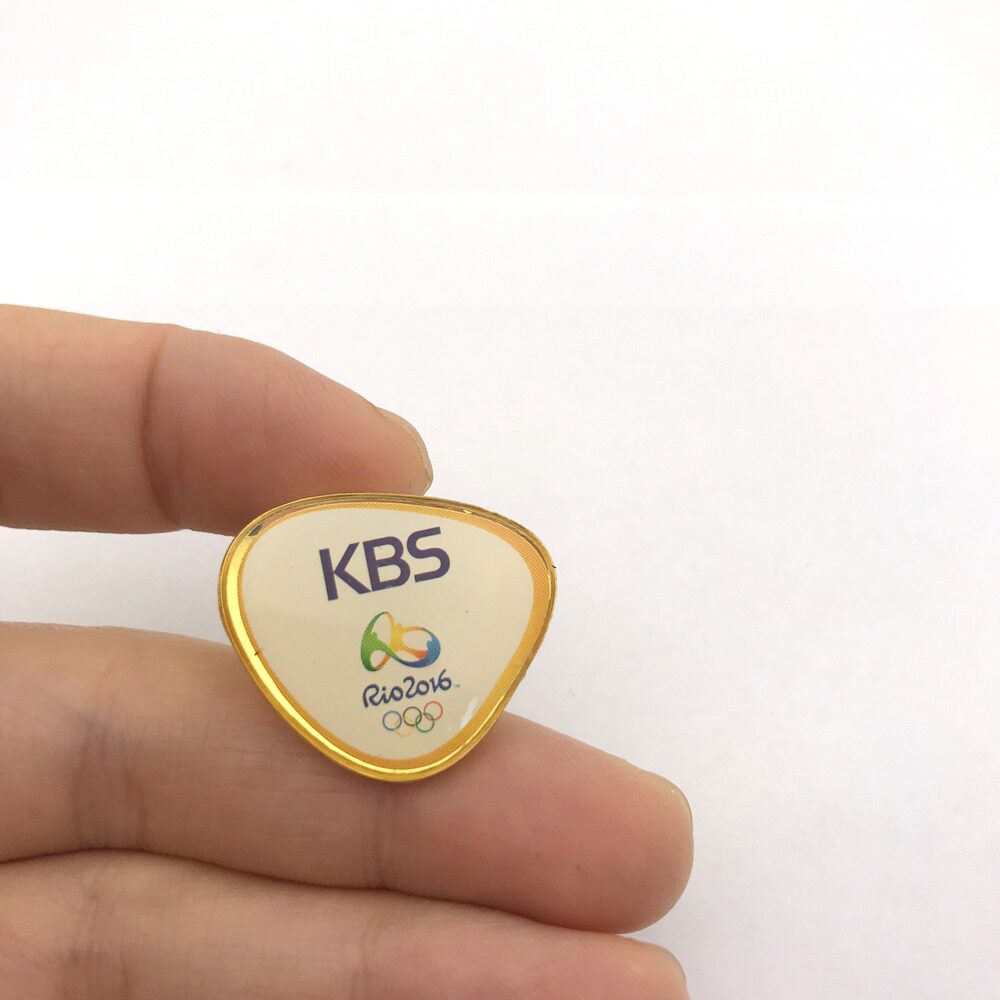 2016 Rio Olympic Badge Korean Media KBS Memorial Collectible Gift 1911